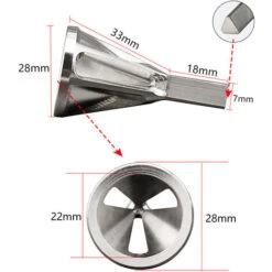 Outil D'ébavurage Externe En Acier Inoxydable Pour Perceuse En Acier Inoxydable Pour éliminer Les Dommages Causés Par Les Boulons De (argent)-BDD -Pro Outils Soldes Magasin 65376490 4
