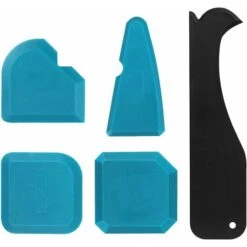 READCLY-Kit Joint Silicone, 5 Pièces Lisseur De Joint Silicone Spatule Joint Outil De Calfeutrage, Lisseurs De Joints Finition Joint Silicone Mastic Pour Coulis D'Étanchéité Cuisine Salle De Bain