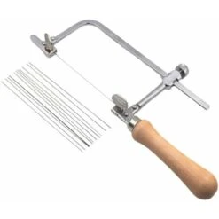 Scie à Bijoux Les Bijoutiers Réglables Ont Vu Le Cadre Avec Des Lames De Scie Kit Professionnel De Fabrication De Bijoux Pour Les Outils De Fabrication De Cadres D'art (Avec 12 Lames De Scie) -Pro Outils Soldes Magasin 65988945 4