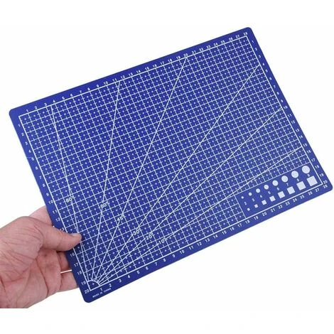 Tapis De Coupe Auto Cicatrisant, Planche à Découper De Lignes De Grille De Piquage A4 Pour Outil De Papeterie De Bureau En Papier En Cui 5 Tapis De Coupe Auto Cicatrisant, Planche à Découper De Lignes De Grille De Piquage A4 Pour Outil De Papeterie De Bureau En Papier En Cui - Image 3