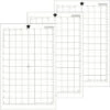 Tapis De Découpe Adhésif Transparent De Rechange Avec Grille De Mesure, 8 De 12 Pouces, Pour Machine De Decoupe Silhouette Portrait Silhouette Cameo/Cricut Explorer Et Plus, 3pcs Ephé