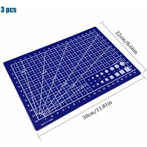 Tapis De Coupe Auto-Cicatrisant Avec Grille Tapis De Découpe Craft Pad Tapis De Découpe A4 Auto-Cicatrisant Planche à Découper Pour Tapis D'Artisanat Pour Coupe Professionnelle (30 X 22Cm) Ephé 4 Tapis De Coupe Auto-Cicatrisant Avec Grille Tapis De Découpe Craft Pad Tapis De Découpe A4 Auto-Cicatrisant Planche à Découper Pour Tapis D'Artisanat Pour Coupe Professionnelle (30 X 22Cm) Ephé - Image 2