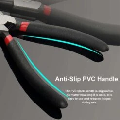 ZOLGINAH Lot De 4 Pinces à Circlips 6 Pouce 150mm Droite Courbe Interieur Extérieure Ensembles De Pinces Avec Housse De Conservation Poignée Antidérapante -Pro Outils Soldes Magasin 67876135 3