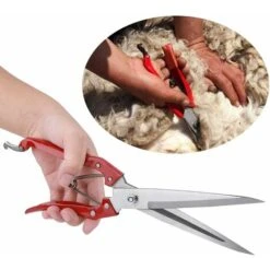 Solde- AGILITY, AGILITY Manuelle De Mouton, Tondeuses à Laine De Chèvre Et De Mouton, Ciseaux De Cisaillement à Main En Acier Inoxydable Ciseaux De Coupe De Laine De Cisaillement De Mouton Multifoncti -Pro Outils Soldes Magasin 67905764 5