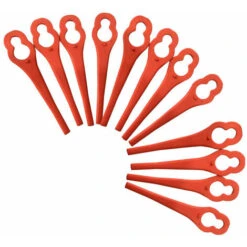 Lames En Plastique De Rechange Pour Coupe Bordure Florabest LIDL, Lames De Coupe En Plastique De Remplacement Pour Florabest FRTA 20 A1, 18B2, 18B3, Gros Trou 10mm Petit Trou 5mm -Pro Outils Soldes Magasin 68097340 4