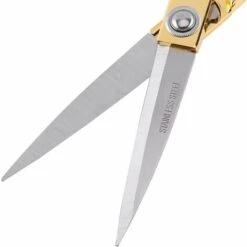 Déstockage Ciseaux De Tailleur Ciseaux De Couture Craft En Acier Inoxydable Tailleur Ciseaux Professionnel En Couelur Or 9.5 Pouce -Pro Outils Soldes Magasin 69251386 5