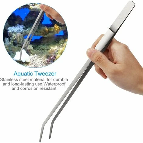 Déstockage Aquarium Kit Outil Accessoires Inox Aquarium Réservoir Eau Plante Pinces Ciseaux Outils Set Poisson Starter Kits 5 Déstockage Aquarium Kit Outil Accessoires Inox Aquarium Réservoir Eau Plante Pinces Ciseaux Outils Set Poisson Starter Kits - Image 3