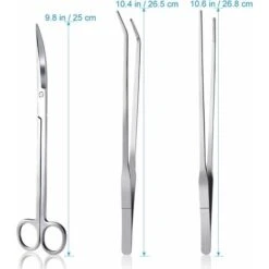 Déstockage Aquarium Kit Outil Accessoires Inox Aquarium Réservoir Eau Plante Pinces Ciseaux Outils Set Poisson Starter Kits 10 Déstockage Aquarium Kit Outil Accessoires Inox Aquarium Réservoir Eau Plante Pinces Ciseaux Outils Set Poisson Starter Kits -Pro Outils Soldes Magasin 69253556 4