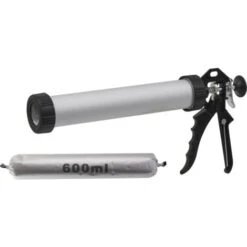 Pistolet à Mastic Tube Métallique Pour Cartouches Et Poches 600 Ml DRAKKAR TOOLS 15741