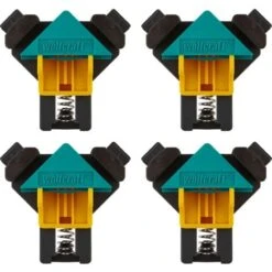 Kit De 4 Presses D'Angles ES 22, Pince Serrage Angle Droit - Wolfcraft 8626000