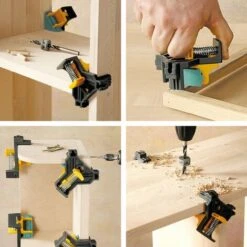 Kit De 4 Presses D'Angles ES 22, Pince Serrage Angle Droit - Wolfcraft 8626000 -Pro Outils Soldes Magasin 69640741 3