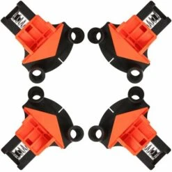 Pinces D'angle,4 Pièces Pince à Angle Droit à 90°,Pinces à Angle Droit Pour Travail Du Bois,Pince D'Angle Pour Outils à Main Bricolage,pour Le Travail Du Bois,Forage Et La Construction (4 Pièces ) BF