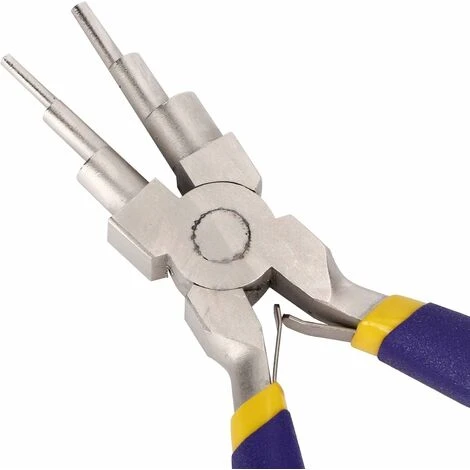 Pince à Bijoux , Nez Rond En Acier Au Carbone Fabrication De Bijoux Outil à Main Pour Réparation Emballage Artisanat Fournitures Outil De Poignée Violet 4 Pince à Bijoux , Nez Rond En Acier Au Carbone Fabrication De Bijoux Outil à Main Pour Réparation Emballage Artisanat Fournitures Outil De Poignée Violet - Image 2