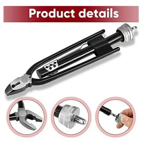 GP Pince à Freiner, 6 Pouces Pince Torsadée Pour Fil Pince à Torsader De Sécurité Pince à Fileter Avec Ressort Professionnelle Pince De Torsion En Acier à Haute Teneur En Carbone Durable 7 GP Pince à Freiner, 6 Pouces Pince Torsadée Pour Fil Pince à Torsader De Sécurité Pince à Fileter Avec Ressort Professionnelle Pince De Torsion En Acier à Haute Teneur En Carbone Durable - Image 5