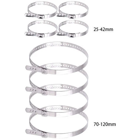 MINKUROW Pince Pour Collier De Serrage, 2 Pinces Pinces Collier Cardan Et Pince Colliers Bandes À Sertir Avec L’offre De 8 Pcs De Collier 4 MINKUROW Pince Pour Collier De Serrage, 2 Pinces Pinces Collier Cardan Et Pince Colliers Bandes À Sertir Avec L’offre De 8 Pcs De Collier - Image 2