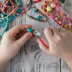 3 Pinces à Bijoux, Pince Trousse Outils De Fabrication De Bijoux, Pinces à Becs Aiguilles, Pinces à Bec Long, Pinces à Becs De Chaîne, Coupe-fil -Pro Outils Soldes Magasin 71448308 4