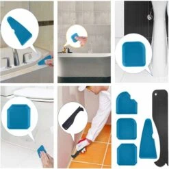 Héloise Outils De Calfeutrage En Silicone, 8pcs / Set Lisseur Joints Silicone, Avec Grattoir/extracteur De Calfeutre/buse, Joint D'étanchéité En Silicone Outil De Démontage Pour La Salle Bain Cuisine 10 Héloise Outils De Calfeutrage En Silicone, 8pcs / Set Lisseur Joints Silicone, Avec Grattoir/extracteur De Calfeutre/buse, Joint D'étanchéité En Silicone Outil De Démontage Pour La Salle Bain Cuisine -Pro Outils Soldes Magasin 72332807 4