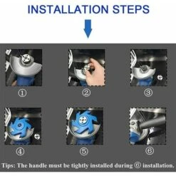 Disque De Sculpture Sur Turbine Pour Le Travail Du Bois Fraise Puissante - Fixation Pour Meuleuse D'angle D'ouverture De 16 Mm (Plan) -Pro Outils Soldes Magasin 74790318 4