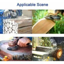 Disque De Sculpture Sur Turbine Pour Le Travail Du Bois Fraise Puissante - Fixation Pour Meuleuse D'angle D'ouverture De 16 Mm (Plan) -Pro Outils Soldes Magasin 74790318 5