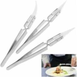 YIDOMDE Brucelles Antistatique En Céramique Pince à épiler Pincettes Inversée De Précision Chaleur Resistante Brucelle Pince YIDOMDE (Poignée Acier, Pointu Céramique) 3 Pack -Pro Outils Soldes Magasin 75333932 5