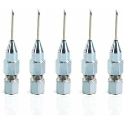 5 Pièces Pointe D'aiguille De Pistolet à Graisse De La Bouche, Aiguille D'injecteur De Graisse Pour La Lubrification Dans Des Roulements Scellés Très Serrés Et Des Joints Universels
