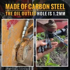 5 Pièces Pointe D'aiguille De Pistolet à Graisse De La Bouche, Aiguille D'injecteur De Graisse Pour La Lubrification Dans Des Roulements Scellés Très Serrés Et Des Joints Universels -Pro Outils Soldes Magasin 75405052 3