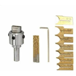 SEENLIN Carbure A Billes Lame Bois Fraise De Moulage Outil Beads Router Trepan Bit Set, 16Pcs
