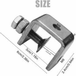 SL.GT,Serre Joints C Pince Fixation Travail Bois Pince En C Robustes En Acier Inoxydable Tigre Pince De Menuiserie(4 Pièces) -Pro Outils Soldes Magasin 76993308 4