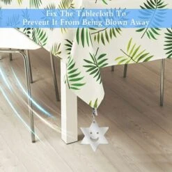 8 Pcs Nappe Lourde Lests Ext&eacuterieure Pinces &agrave Nappe Nappe De Fleurs Poids Nappe Clip De Nappe En Acier Inoxydable Support Pour Jardin Pique-niques F&ecircte Cuisine Restaurant -Pro Outils Soldes Magasin 77386981 3