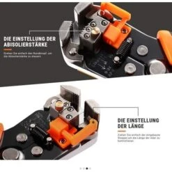 Pince à Dénuder ENGINDOT, Pince à Sertir Coupe-câble Auto-ajustable De 8,4 Pouces, Pince Multiplicatrice 3 En 1 - MWS02 -Pro Outils Soldes Magasin 77715517 4