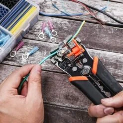 Pince à Dénuder ENGINDOT, Pince à Sertir Coupe-câble Auto-ajustable De 8,4 Pouces, Pince Multiplicatrice 3 En 1 - MWS02 -Pro Outils Soldes Magasin 77715517 5