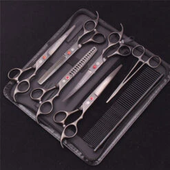 Ciseaux De Toilettage Professionnels Pour Chiens Et Chats, 7.0 Pouces, Ciseaux Amincissants, Pince Hémostatique, Coupe De Poils, Haute Qualité, Z3003,Z3003 Hei 7P -Pro Outils Soldes Magasin 78766977 4