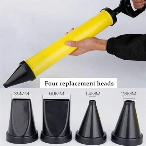 Dekon Pistolet à Ciment,Ensemble De Pistolet À Mortier,Pistolet à Calfeutrer Pulvérisateur Mortier Citron Vert Pistolet Applicateur Avec 4 Buses 5 Dekon Pistolet à Ciment,Ensemble De Pistolet À Mortier,Pistolet à Calfeutrer Pulvérisateur Mortier Citron Vert Pistolet Applicateur Avec 4 Buses - Image 3