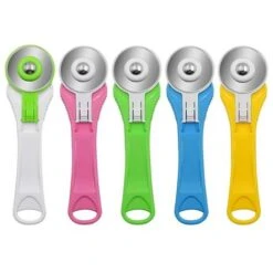 Coupe-tissu Manuel, Coupe-poulie, Coupe-rouleau, Coupe-tissu, Coupe-roue Ronde De 45 Mm, Bricolage Patchwork 1 Pièces (bleu) -Pro Outils Soldes Magasin 79264688 4