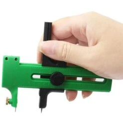 Outil De Coupe Rond Réglable Boussole Cercle Cutter Diamètre 12x10 Cm Cercle Rond Coupe Boussole Cercle Cutter 1 Pièces Vert Petit -Pro Outils Soldes Magasin 81160789 4