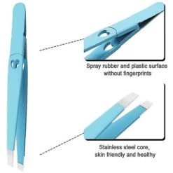 Outil D'épilation Extraction Pince à épiler Portable En Acier Inoxydable Orange, Rose, Bleu, Violet 4pcs -Pro Outils Soldes Magasin 83679609 5