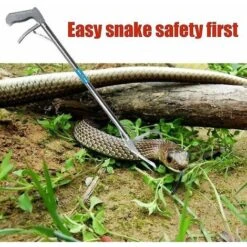 1m Pinces à Serpent Pliables Bâton Attrape-reptile Pince Pliante Pince à Serpent à Mâchoires Larges Outil De Contrôle De Serpent En Acier Inoxydable