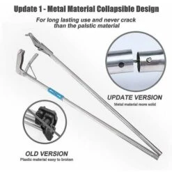 1m Pinces à Serpent Pliables Bâton Attrape-reptile Pince Pliante Pince à Serpent à Mâchoires Larges Outil De Contrôle De Serpent En Acier Inoxydable -Pro Outils Soldes Magasin 83753247 3