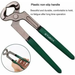 Générique Pince À Parer Professionnelle Soins Des Sabots Pour Chevaux, Taille-Pieds Polyvalent Pour Porcs Ovins, Porcs, Bovins, Avec Poignée En Caoutchouc, Durable Et Pratique -Pro Outils Soldes Magasin 83753364 3