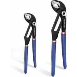 WORKPRO Pince Multiprise Réglable Serrage Rapide Jeu De 2 Pièces 200 Et 250 Mm
