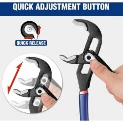WORKPRO Pince Multiprise Réglable Serrage Rapide Jeu De 2 Pièces 200 Et 250 Mm -Pro Outils Soldes Magasin 85335742 3