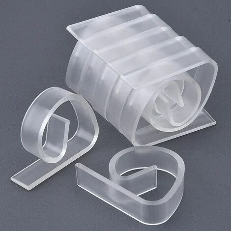 Lot De 24 Pinces De Nappe En Plastique Transparent Pour Table De Pique-nique 5 Lot De 24 Pinces De Nappe En Plastique Transparent Pour Table De Pique-nique - Image 3