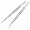 Pince à épiler En Acier Inoxydable Verrouillage Coulissant Réglable Pince à épiler Antistatique Outils De Fabrication De Bijoux Pour Outils De Réparation De Composants électroniques 2 Pièces Droites E -Pro Outils Soldes Magasin 85790022 1