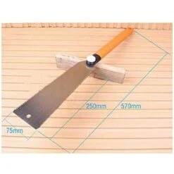 Scie Japonaise Ryoba Scie Japonaise Tranchante Pour La Coupe De Bambou, Bois, Tuyau, Longueur 250mm (Scie) WHWY -Pro Outils Soldes Magasin 85924167 3