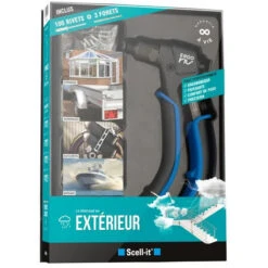 KIT PINCE + RIVETS 25X4 EXTERIEUR