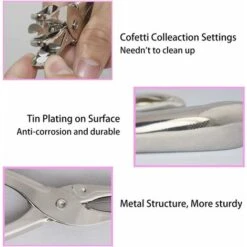 3Pcs Perforatrice En Métal 1 Trous Pince Emporte-Pièce Rond En Métal Perforateur Monotrou à La Main -Pro Outils Soldes Magasin 86879019 3