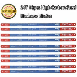 10 Pièces Lames De Rechange Pour Scie à Main Métaux Lames De Scie à Métaux Avec 24 Dents Par Pouce 300mm -Pro Outils Soldes Magasin 87154560 4