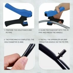 Perforateur D'arrosage De Jardin 4mm PE Punch De Tuyau De Tuyau D'irrigation Outils De Trou D'ouverture De Goutteur D'insertion Garden Oi-FRIS -Pro Outils Soldes Magasin 87863992 5