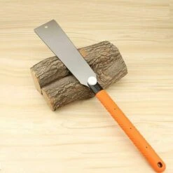 Scie Japonaise ULTRA PRÉCISE Lame 25cm [INCLUS Gants De Travail + Protections] Idéale Bois Brut, Contrecollé, PVC. Scie Pliante Type Souple Et Resistante. Plus Précise Que Scie A Onglet Egoine