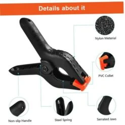 12PCS Pinces à Ressort En Nylon 9 12PCS Pinces à Ressort En Nylon -Pro Outils Soldes Magasin 88553923 3